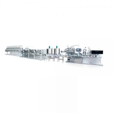 Spunlace Tissue Making Machine Fully Automatic Pack Wet Wipe Folding 